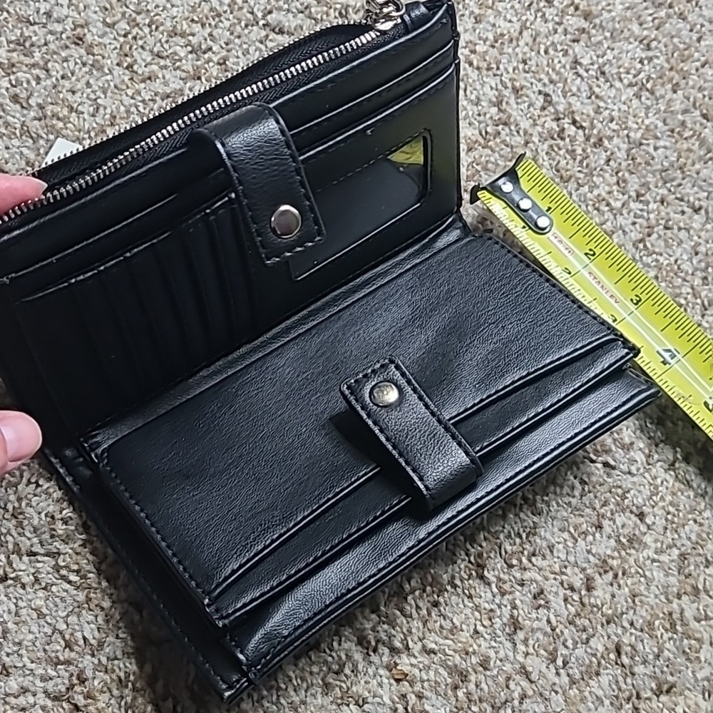 Steve Madden Black Wristlet Wallet